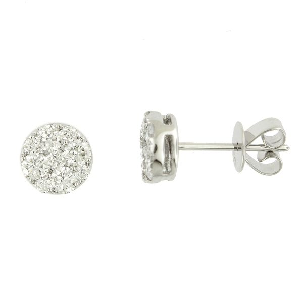 Diamond Earrings Image 2 Arezzo Jewelers Elmwood Park, IL