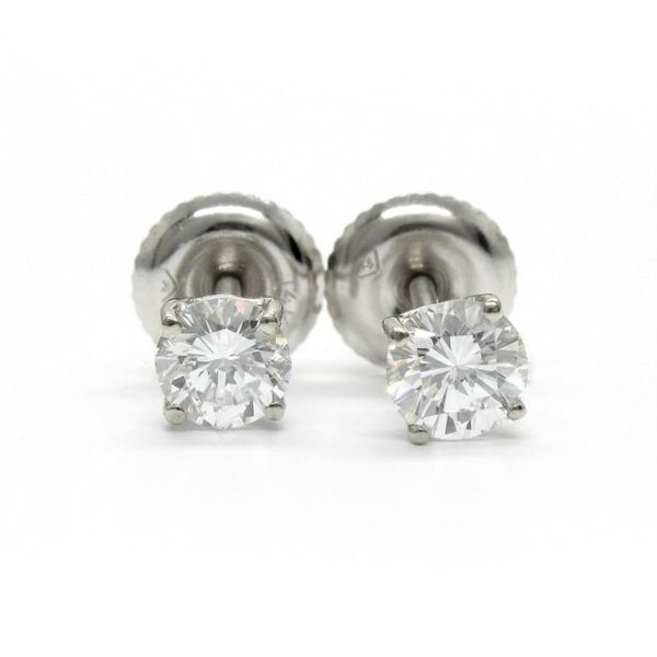 .67ct Round Diamond Stud Earrings Arezzo Jewelers Elmwood Park, IL