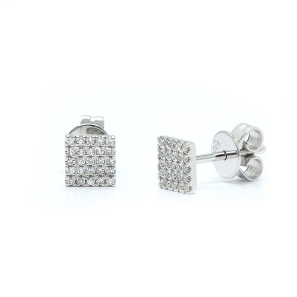 Diamond Pave Stud Earrings - .11cts Arezzo Jewelers Elmwood Park, IL