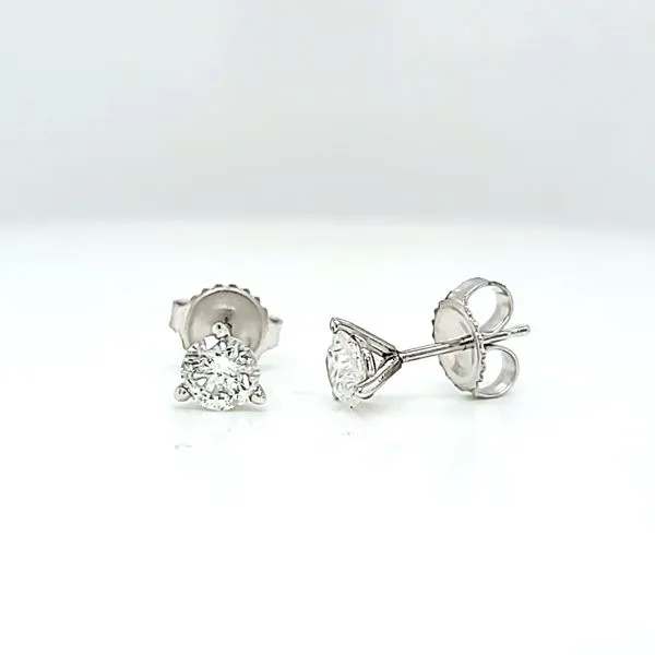 1.06ct Round Diamond Stud Earrings Image 2 Arezzo Jewelers Elmwood Park, IL