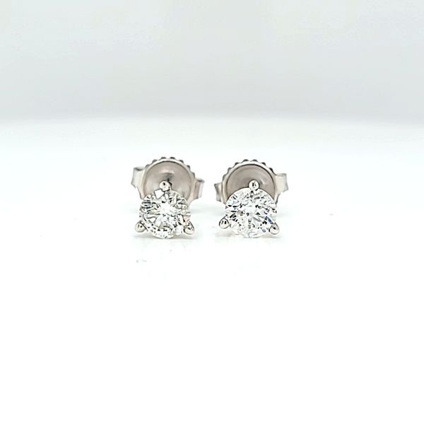 1.06ct Round Diamond Stud Earrings Arezzo Jewelers Elmwood Park, IL