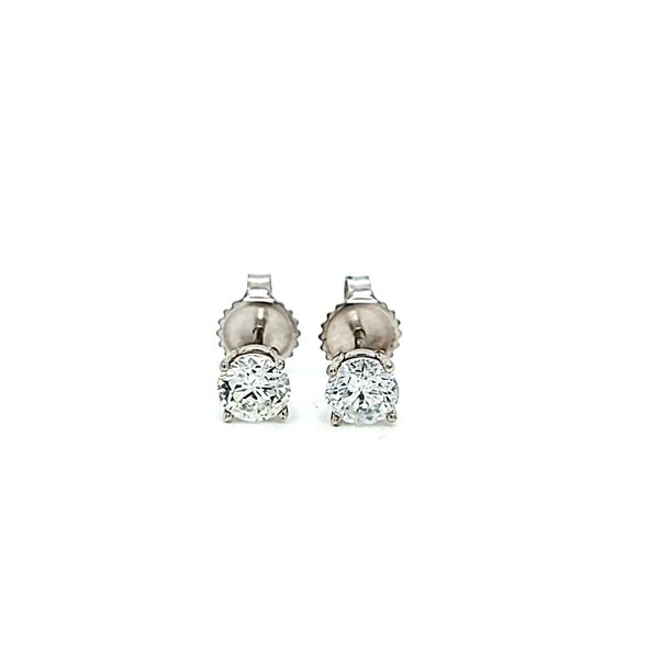 1.03ct Round Diamond Stud Earrings Arezzo Jewelers Elmwood Park, IL