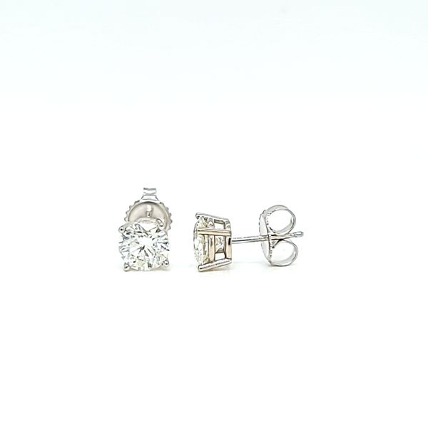 2.01ct Round Diamond Stud Earrings Image 2 Arezzo Jewelers Elmwood Park, IL