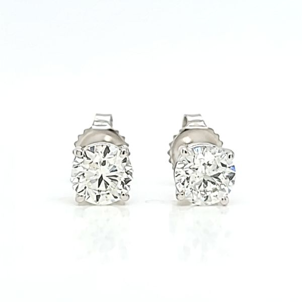 2.02ct Round Diamond Stud Earrings, H SI2 Arezzo Jewelers Elmwood Park, IL