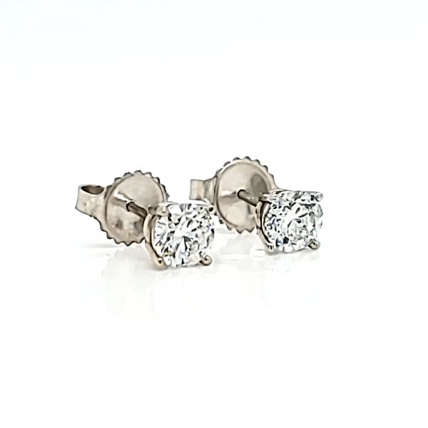 1.01ct Round Diamond Stud Earrings Image 2 Arezzo Jewelers Elmwood Park, IL