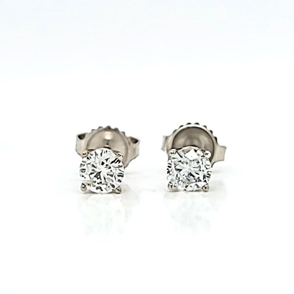 1.01ct Round Diamond Stud Earrings Arezzo Jewelers Elmwood Park, IL