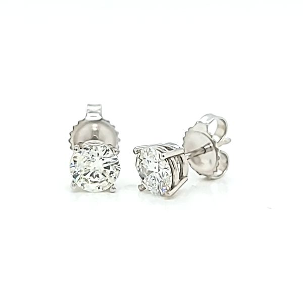 1.41ct Round Diamond Stud Earrings Image 2 Arezzo Jewelers Elmwood Park, IL