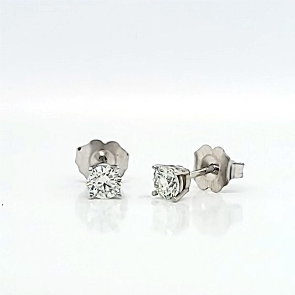 3/8ct Round Brilliant Earrings Stud Image 2 Arezzo Jewelers Elmwood Park, IL