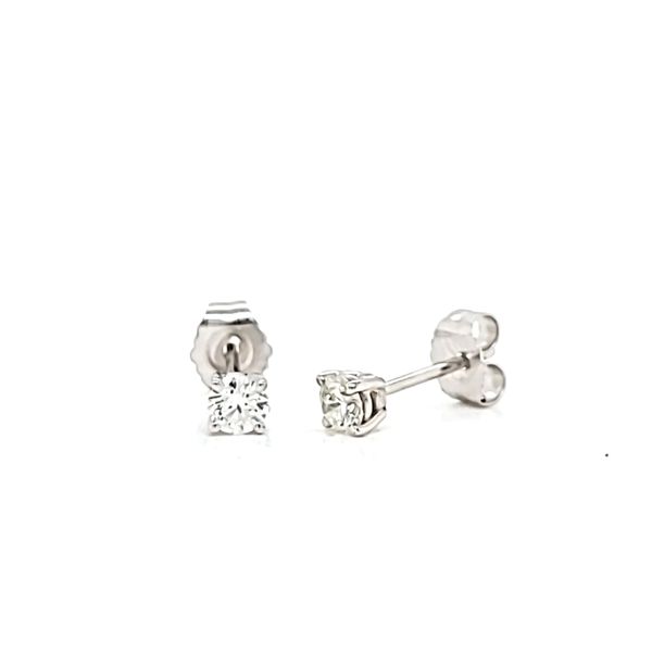 0.26ct Round Diamond Stud Earrings Image 2 Arezzo Jewelers Elmwood Park, IL
