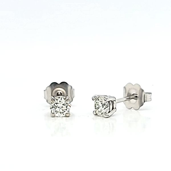 1/2ct Round Diamond Stud Earrings Image 3 Arezzo Jewelers Elmwood Park, IL