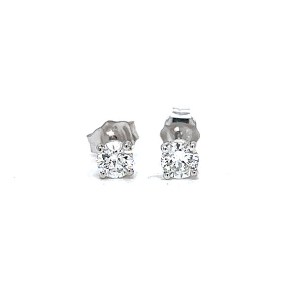 0.43ct Round Diamond Stud Earrings Arezzo Jewelers Elmwood Park, IL