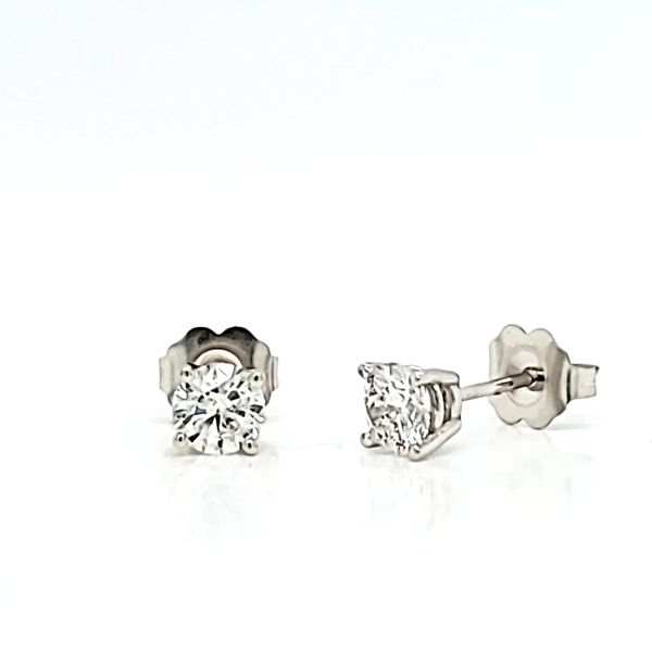 3/4ct Round Diamond Stud Earrings Image 3 Arezzo Jewelers Elmwood Park, IL