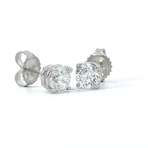 1.42ct Round Natural Diamond Stud Earrings Image 2 Arezzo Jewelers Elmwood Park, IL