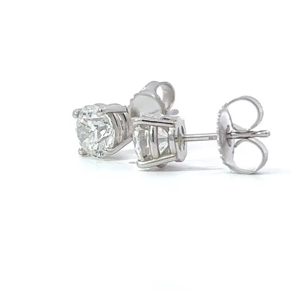 1.70ct Round Natural Diamond Stud Earrings - G SI2 Image 3 Arezzo Jewelers Elmwood Park, IL