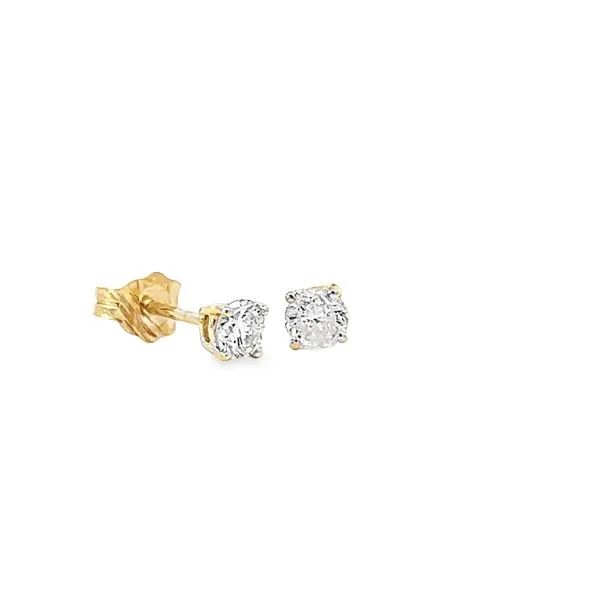 .40ct Natural Round Diamond Stud Earrings Image 2 Arezzo Jewelers Elmwood Park, IL