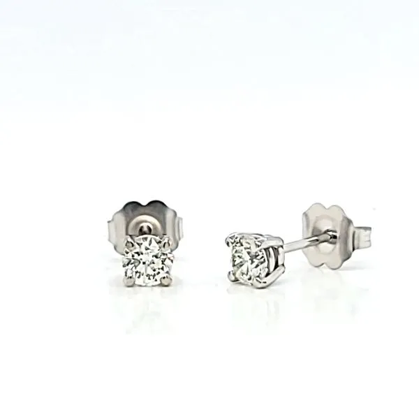 1/2ct Round Natural Diamond Stud Earrings Image 3 Arezzo Jewelers Elmwood Park, IL