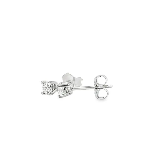 1/4ct TW Round Diamond Stud Earrings Image 3 Arezzo Jewelers Elmwood Park, IL
