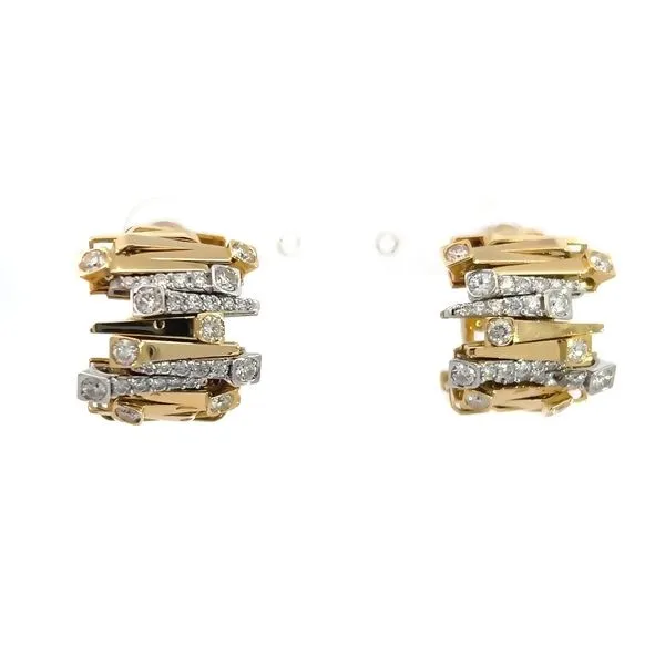 Diamond Earrings Image 2 Arezzo Jewelers Elmwood, IL