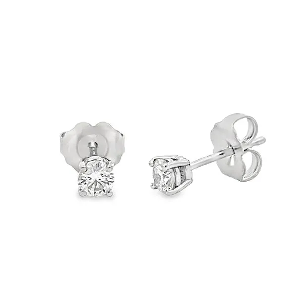 .30ct Natural Round Diamond Stud Earrings Arezzo Jewelers Elmwood, IL