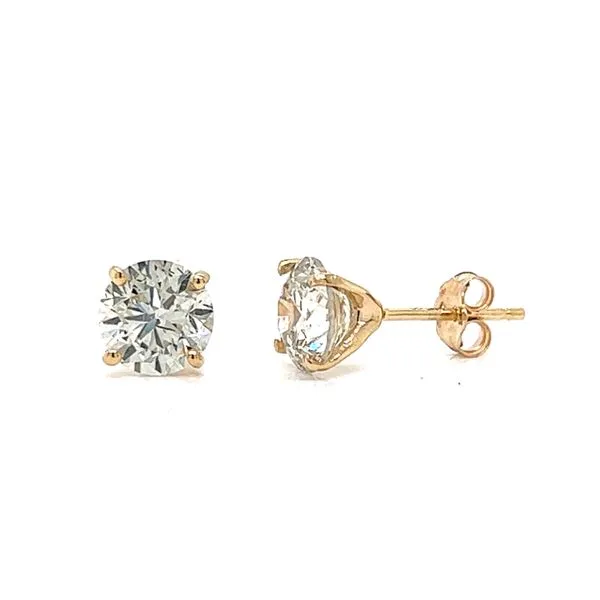 2.00ct TW Lab Grown Round Diamond Stud Earrings Image 3 Arezzo Jewelers Elmwood Park, IL