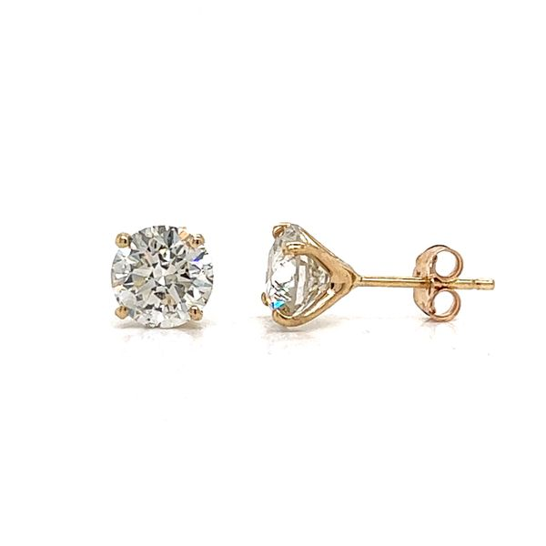 2.00ct TW Lab Grown Round Diamond Stud Earrings Image 4 Arezzo Jewelers Elmwood Park, IL