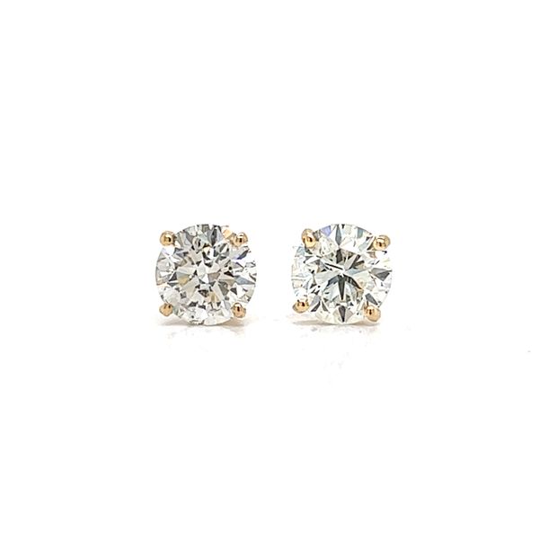 2.00ct TW Lab Grown Round Diamond Stud Earrings Arezzo Jewelers Elmwood Park, IL