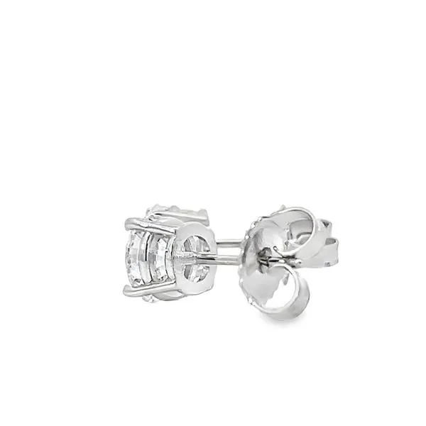 3.02ct Round Brilliant Lab Grown Diamond Stud Earrings Image 3 Arezzo Jewelers Elmwood Park, IL