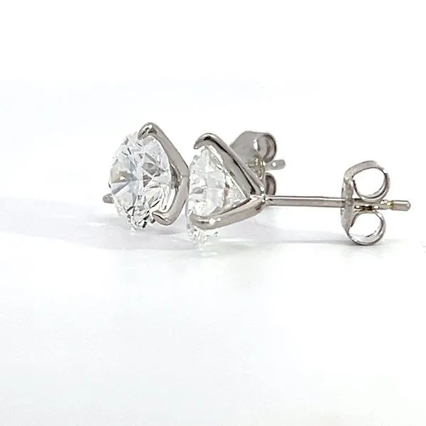 3.00ct TW Round Lab Grown Diamond Stud Earrings Image 3 Arezzo Jewelers Elmwood Park, IL