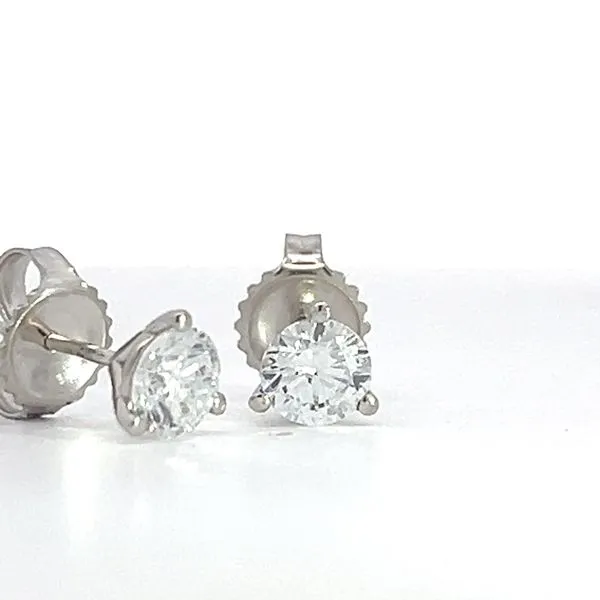 1.00ct Round Lab Grown Diamond Stud Earrings Image 3 Arezzo Jewelers Elmwood Park, IL