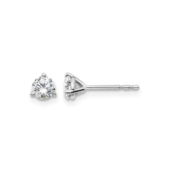 0.50ct Round Lab Grown Diamond Stud Earrings Arezzo Jewelers Elmwood Park, IL