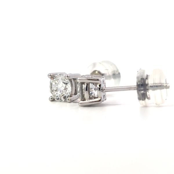 1.00ct Round Brilliant Lab Grown Diamond Stud Earrings Image 3 Arezzo Jewelers Elmwood Park, IL