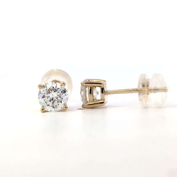 1.00ct Round Brilliant Lab Grown Diamond Stud Earrings Image 3 Arezzo Jewelers Elmwood Park, IL