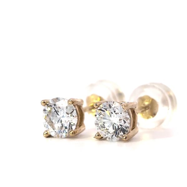 1.00ct Round Brilliant Lab Grown Diamond Stud Earrings Image 5 Arezzo Jewelers Elmwood Park, IL