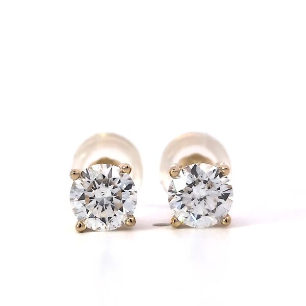 1.00ct Round Brilliant Lab Grown Diamond Stud Earrings Arezzo Jewelers Elmwood Park, IL