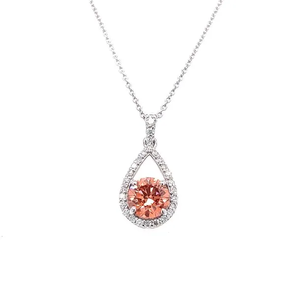 Lab Grown Pink Diamond Pendant Arezzo Jewelers Elmwood Park, IL