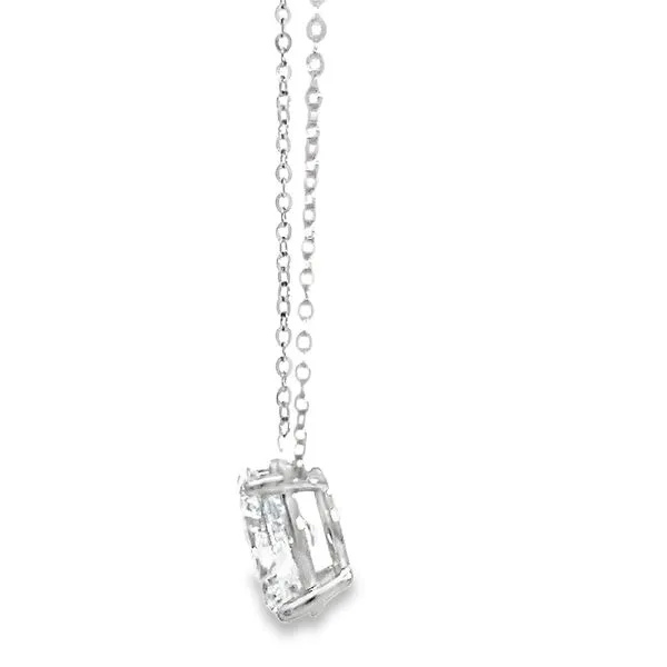 2.00ct Lab Grown Oval Diamond Solitaire Pendant Image 2 Arezzo Jewelers Elmwood Park, IL
