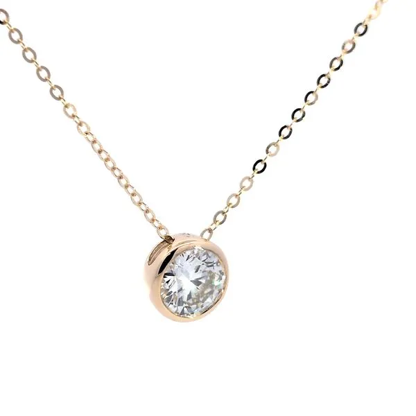 1.00ct Lab Ground Round Diamond Pendant Image 2 Arezzo Jewelers Elmwood Park, IL