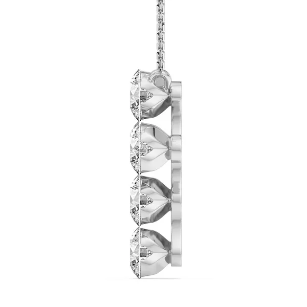 1.26ctw Bare Lab Grown Diamond Cross Pendant Image 4 Arezzo Jewelers Elmwood Park, IL