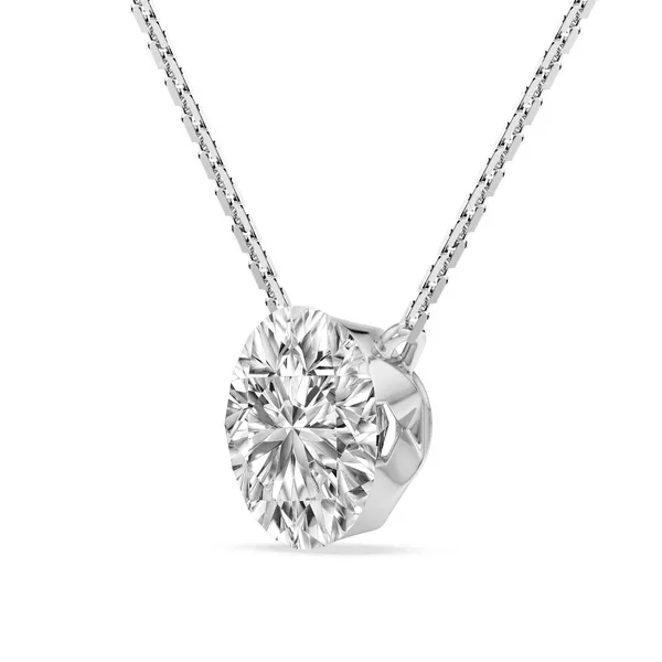 2ct Bare Lab Grown Diamond Solitaire Necklace Image 2 Arezzo Jewelers Elmwood Park, IL