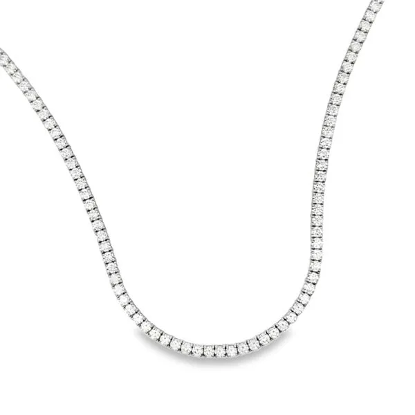 15.71ct Lab Grown Diamond Tennis Necklace Image 2 Arezzo Jewelers Elmwood Park, IL