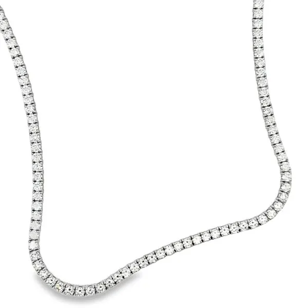 15.71ct Lab Grown Diamond Tennis Necklace Image 3 Arezzo Jewelers Elmwood Park, IL