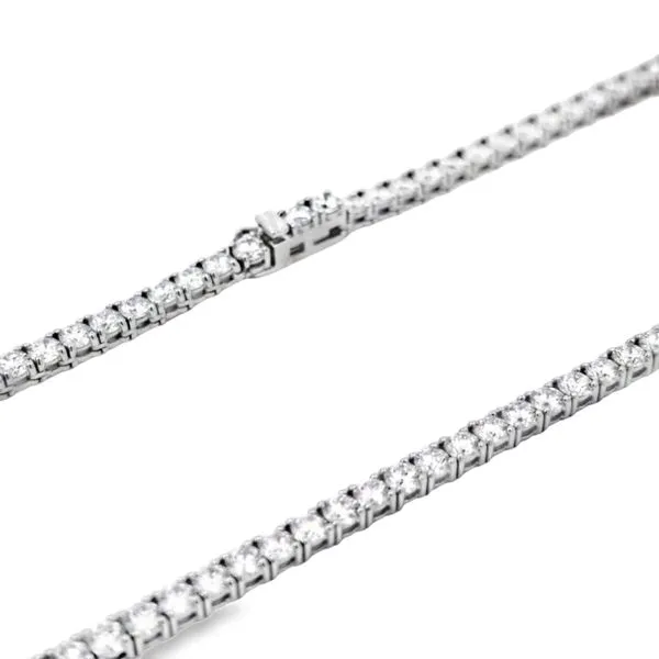 15.71ct Lab Grown Diamond Tennis Necklace Image 5 Arezzo Jewelers Elmwood Park, IL