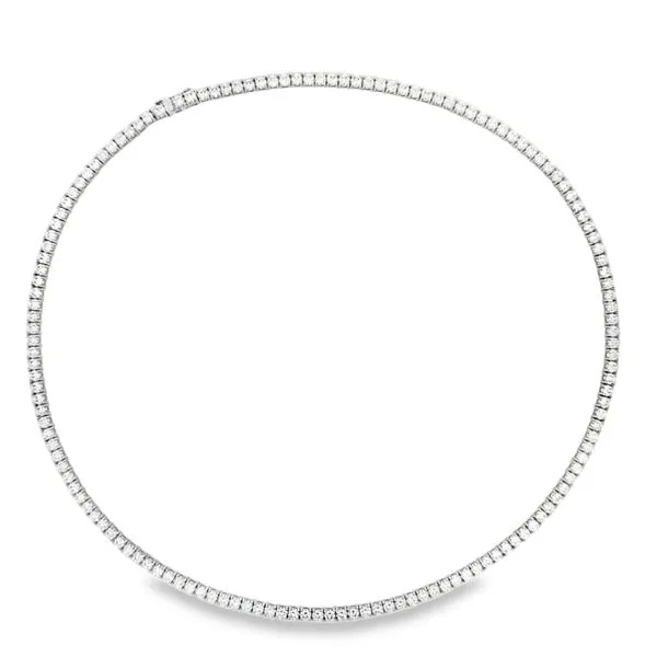 15.71ct Lab Grown Diamond Tennis Necklace Arezzo Jewelers Elmwood Park, IL