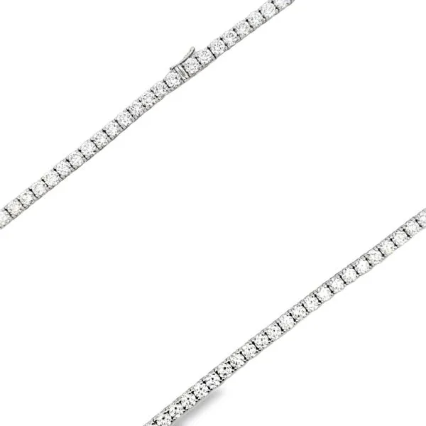 29.85ct Lab Grown Diamond Tennis Necklace Image 2 Arezzo Jewelers Elmwood Park, IL