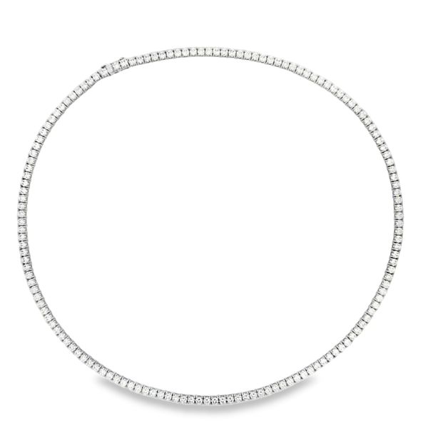 15.71ct Lab Grown Diamond Tennis Necklace Arezzo Jewelers Elmwood Park, IL