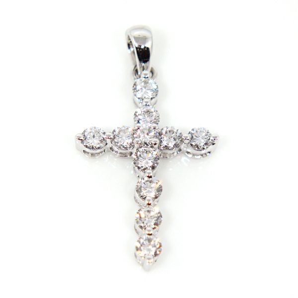Ladies Diamond Cross Pendant Arezzo Jewelers Elmwood Park, IL