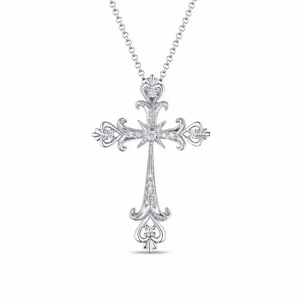 White Gold Diamond Cross - .11cts Arezzo Jewelers Elmwood Park, IL