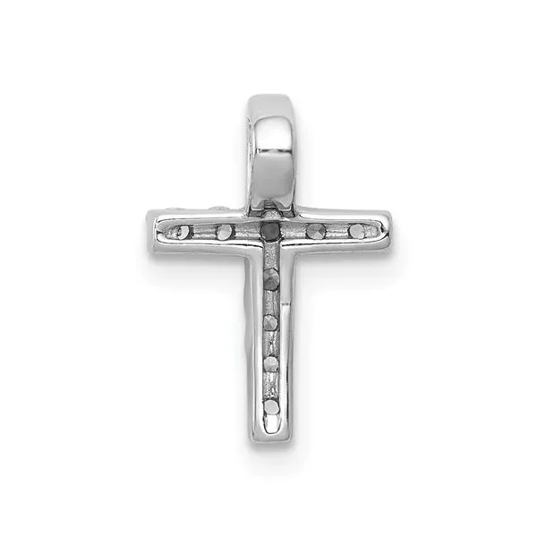 Diamond Cross Pendant Image 3 Arezzo Jewelers Elmwood Park, IL