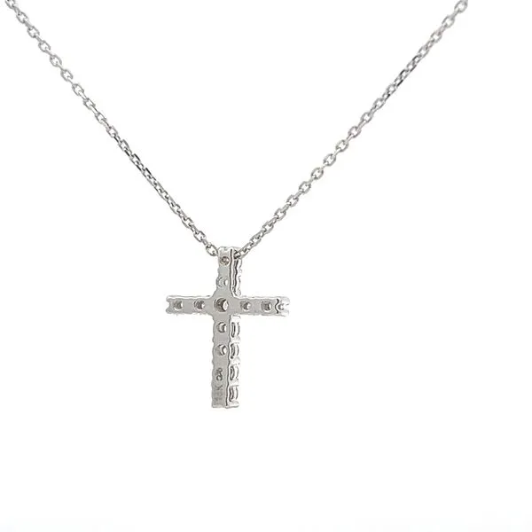 .25ct Diamond Cross Necklace Pendant Image 5 Arezzo Jewelers Elmwood Park, IL