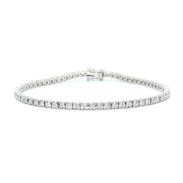 White Gold Diamond Tennis Bracelet - 1.00cts Arezzo Jewelers Elmwood Park, IL